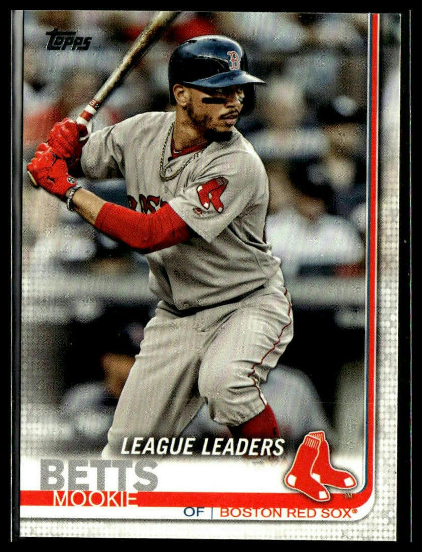 Mookie Betts #312 2019 Topps Boston Red Sox
