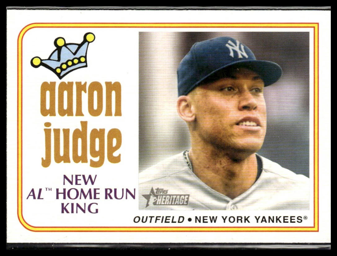 Aaron Judge #1 2023 Topps Heritage New York Yankees