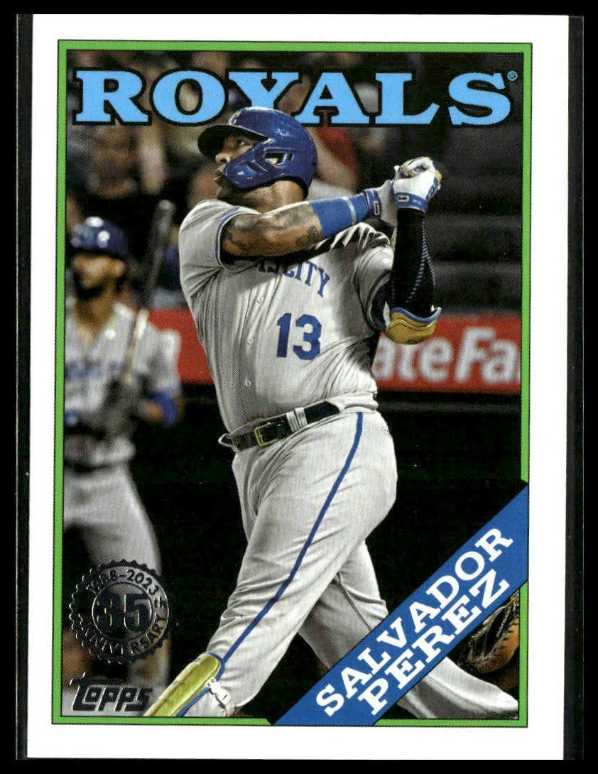 Salvador Perez #T88-33 1988 Topps Baseball 35th Anniversary 2023 Topps Royals