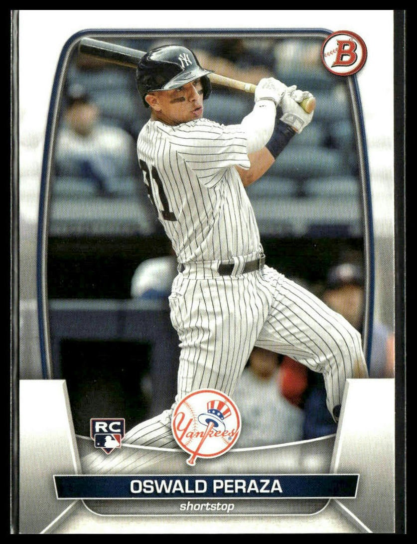 Oswald Peraza #70 2023 Bowman New York Yankees RC