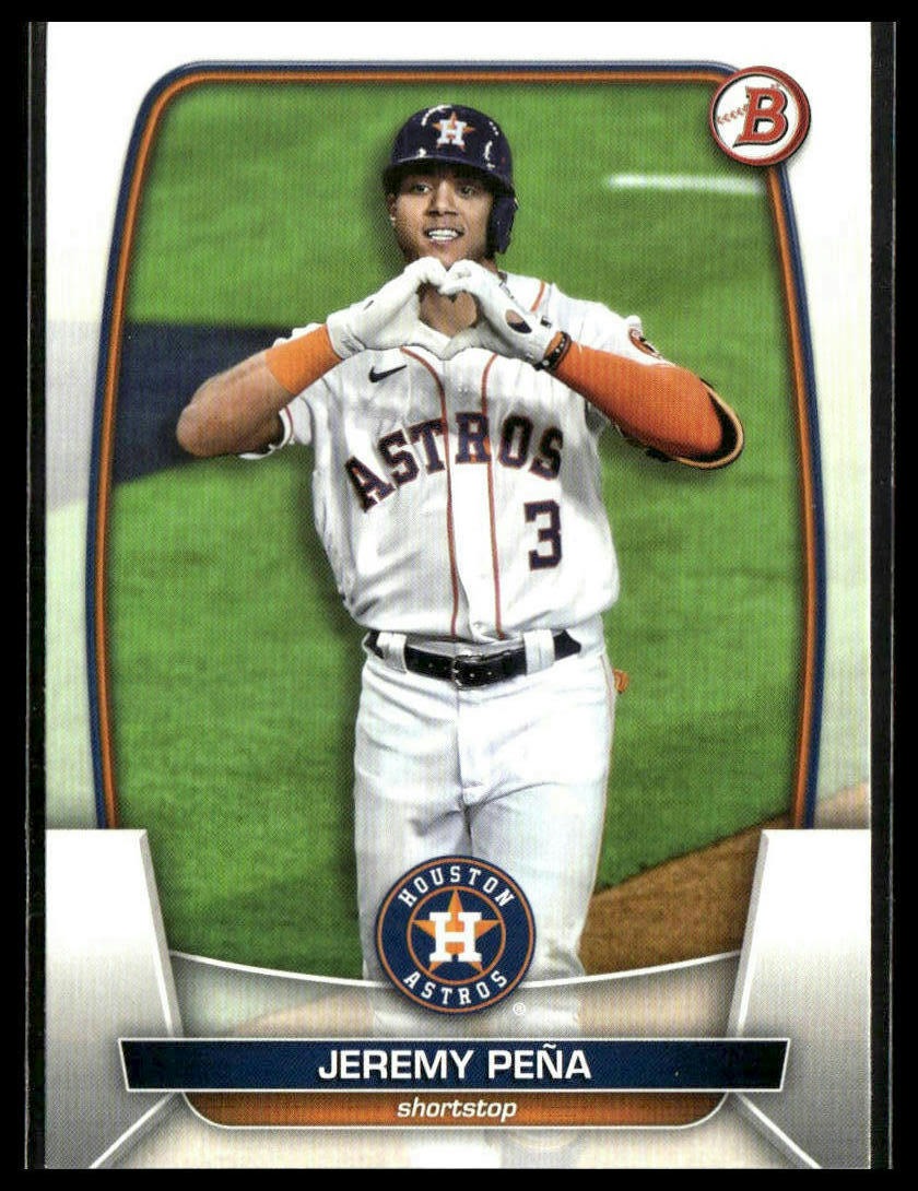Jeremy Pena #77 2023 Bowman Houston Astros