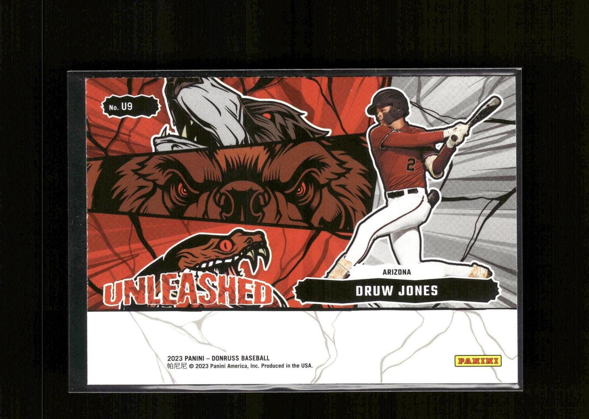 Druw Jones #U9 Unleashed Vector 2023 Donruss Arizona Diamondbacks