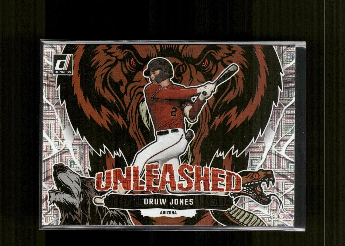 Druw Jones #U9 Unleashed Vector 2023 Donruss Arizona Diamondbacks