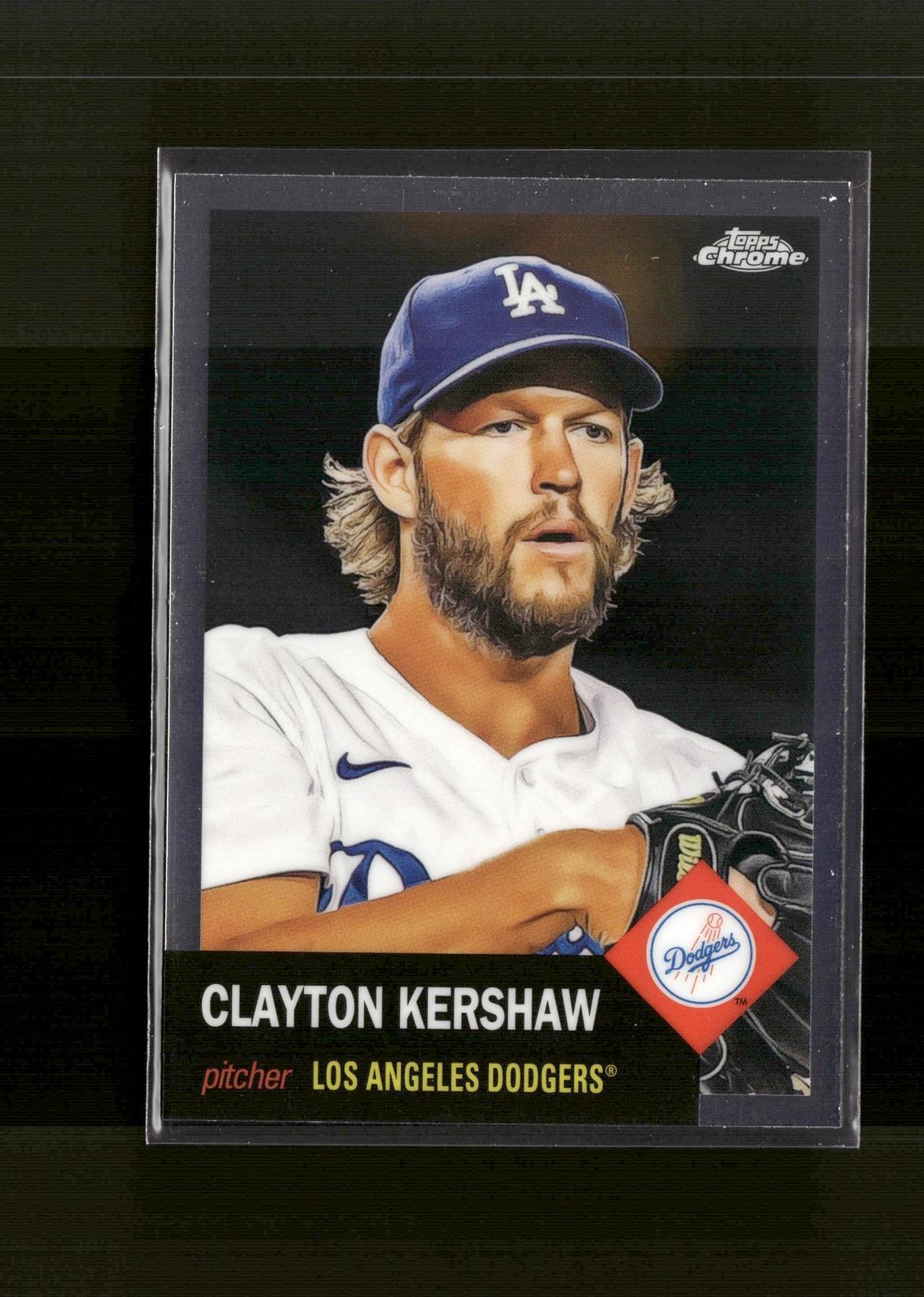 Clayton Kershaw #367 2022 Topps Chrome Platinum Anniversary Los Angeles Dodgers
