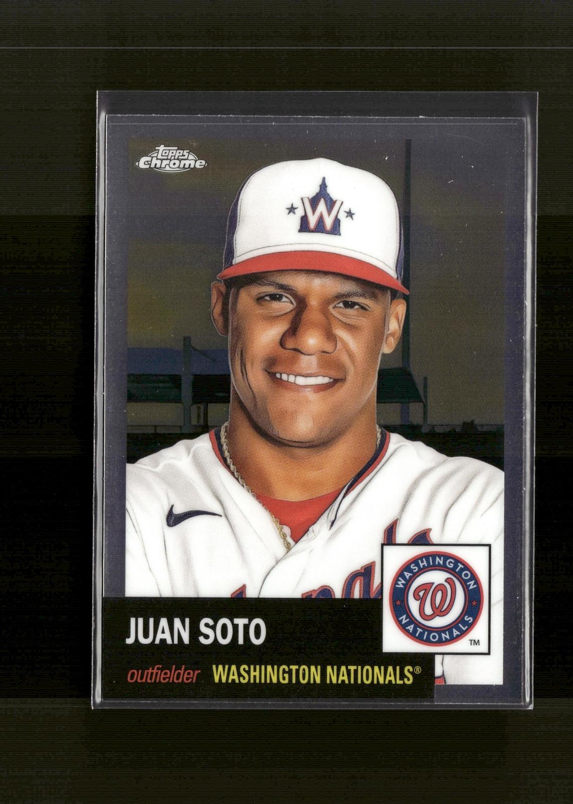 Juan Soto #300 2022 Topps Chrome Platinum Anniversary Washington Nationals