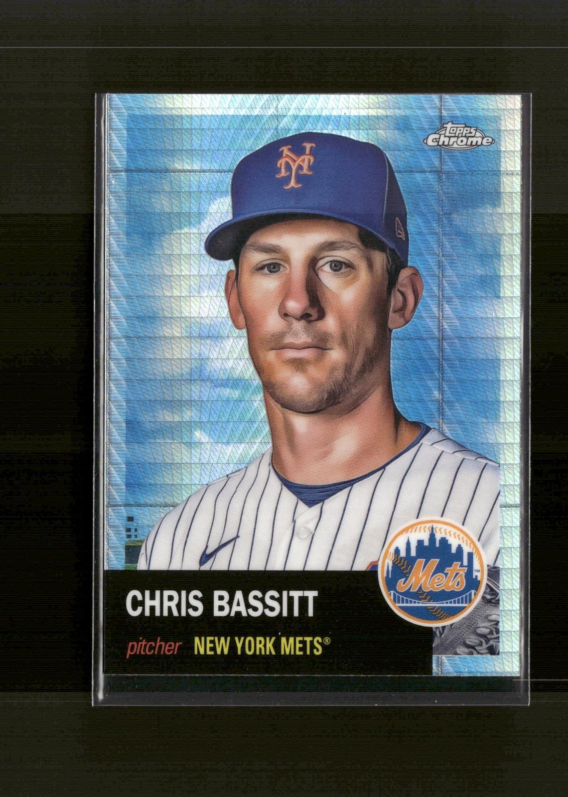 Chris Bassitt #18 Prism Refractor 2022 Topps Chrome Platinum Anniversary Mets