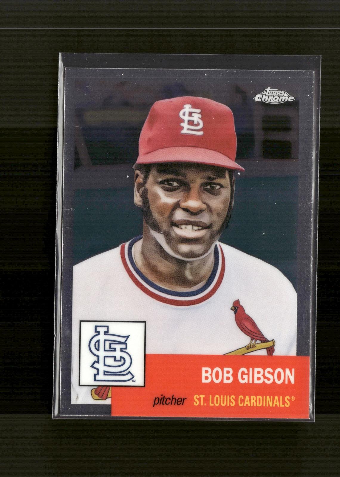 Bob Gibson #268 2022 Topps Chrome Platinum Anniversary St. Louis Cardinals
