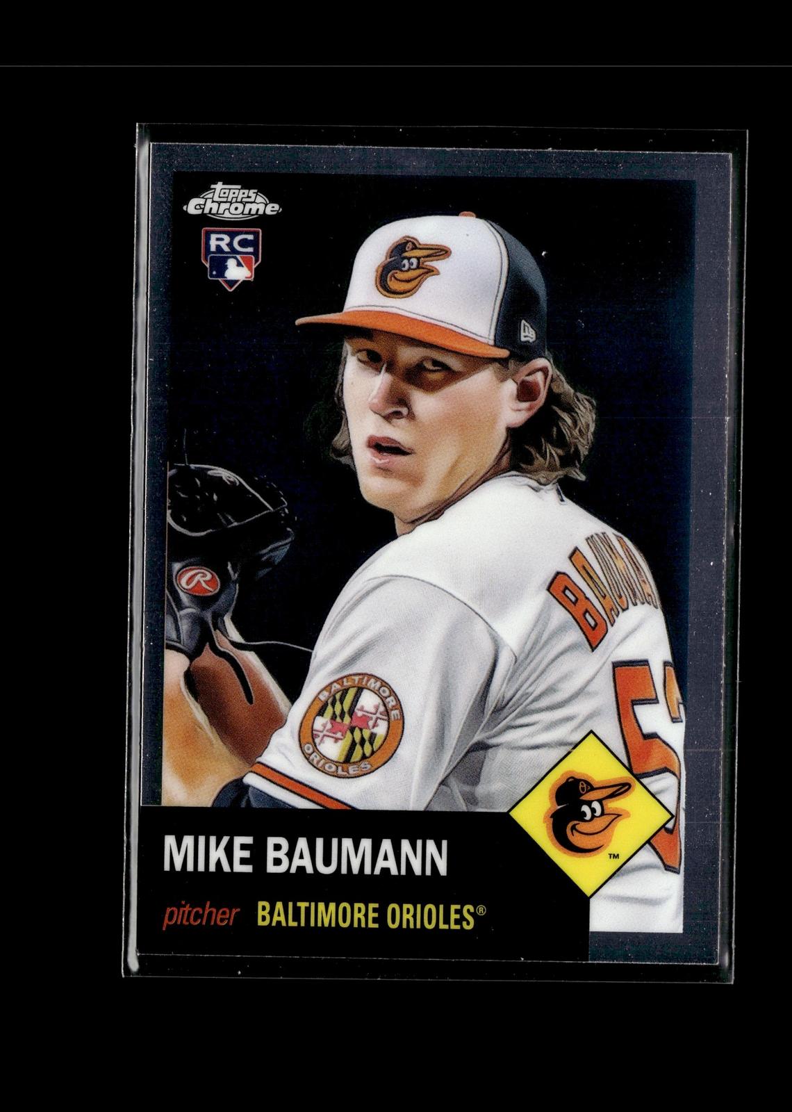 Mike Baumann #242 2022 Topps Chrome Platinum Anniversary Baltimore Orioles RC