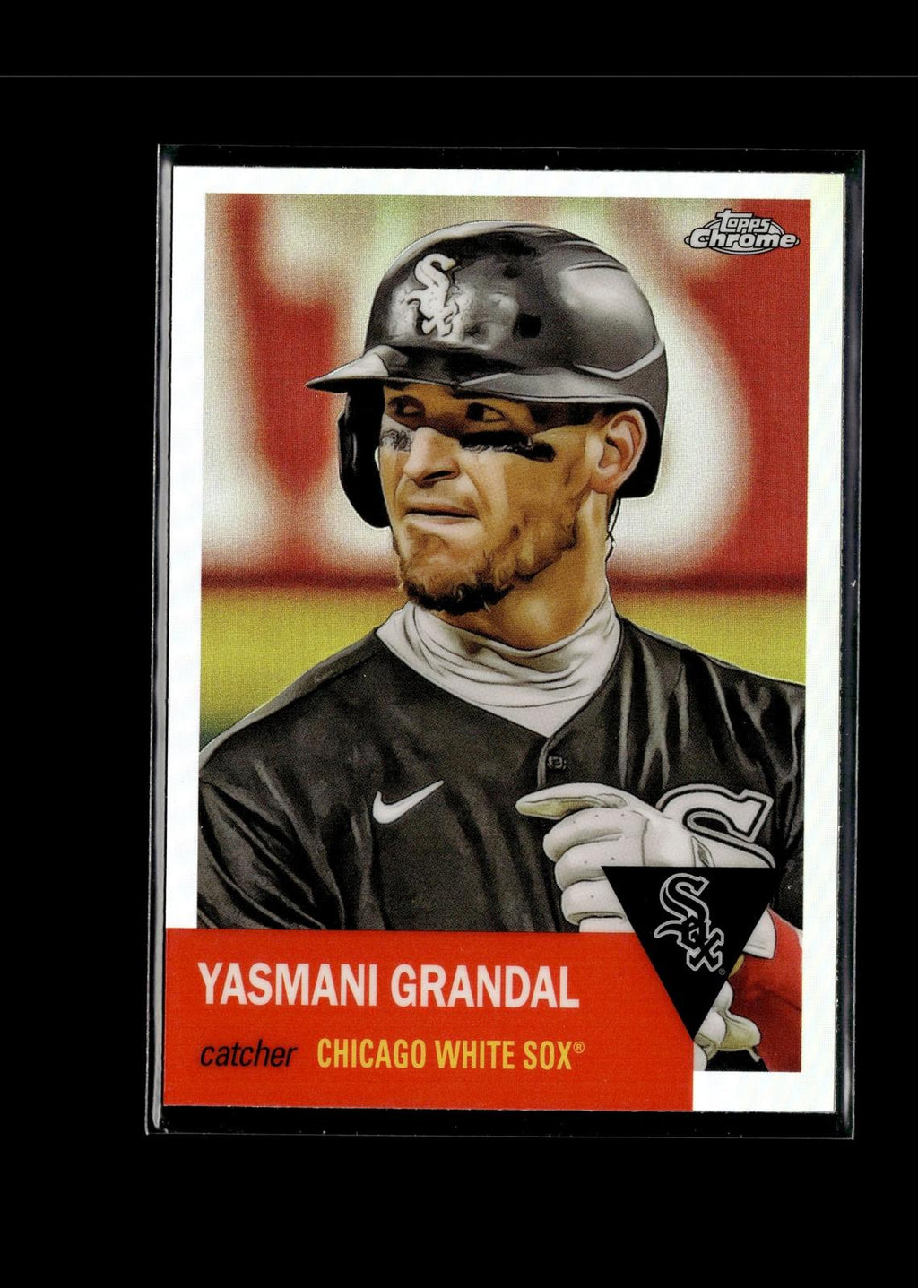 Yasmani Grandal #227 Refractor 2022 Topps Chrome Platinum Anniversary White Sox