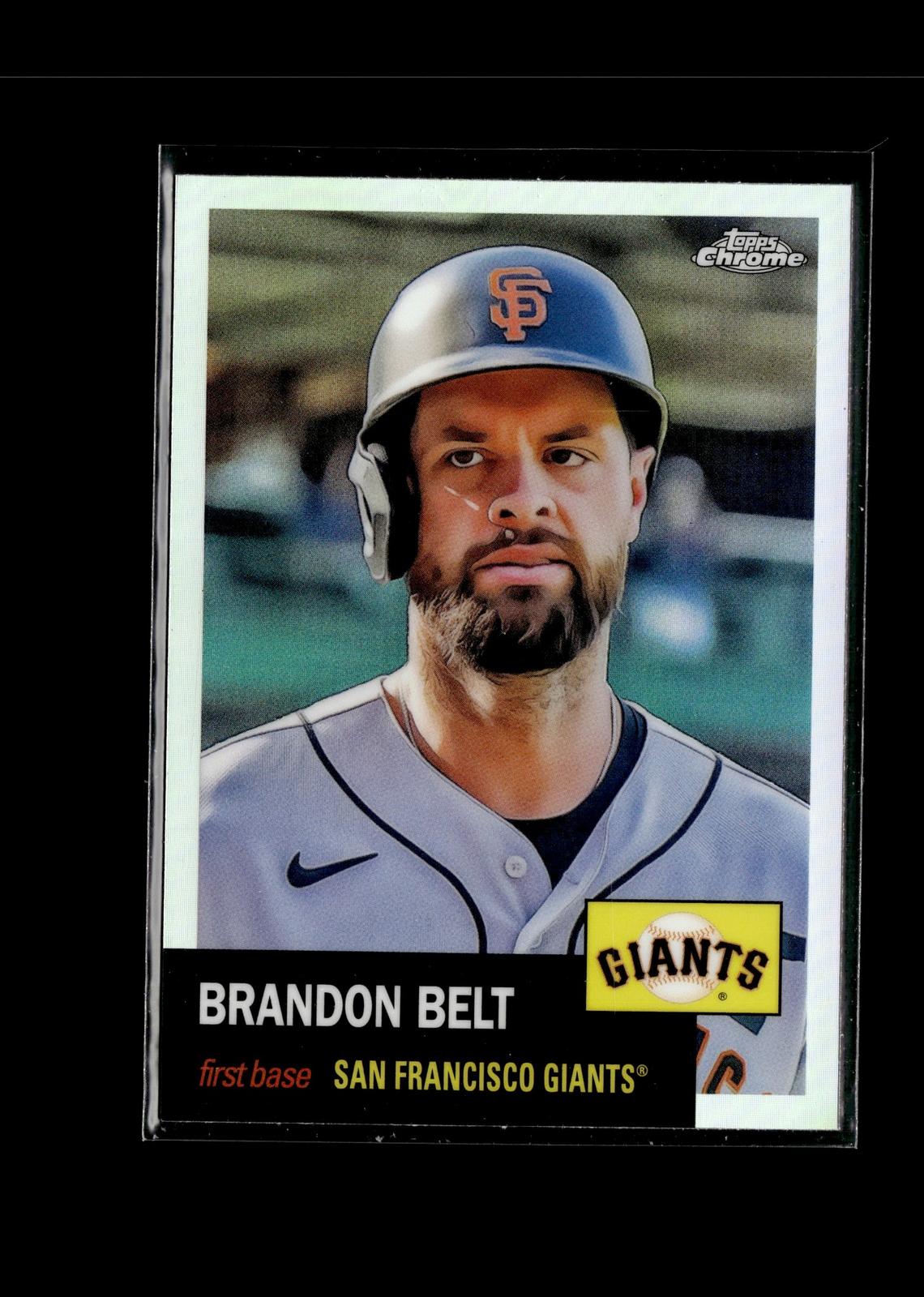 Brandon Belt #369 Refractor 2022 Topps Chrome Platinum Anniversary Giants