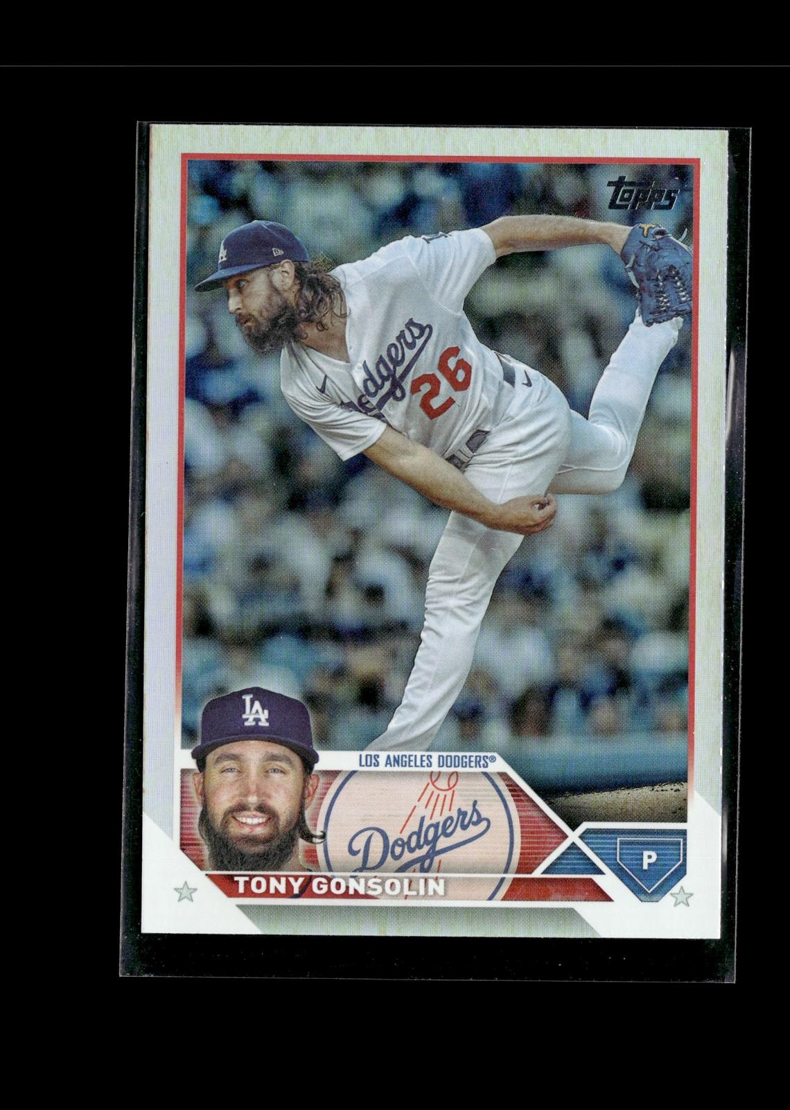 Tony Gonsolin #202 Rainbow Foil 2023 Topps Los Angeles Dodgers