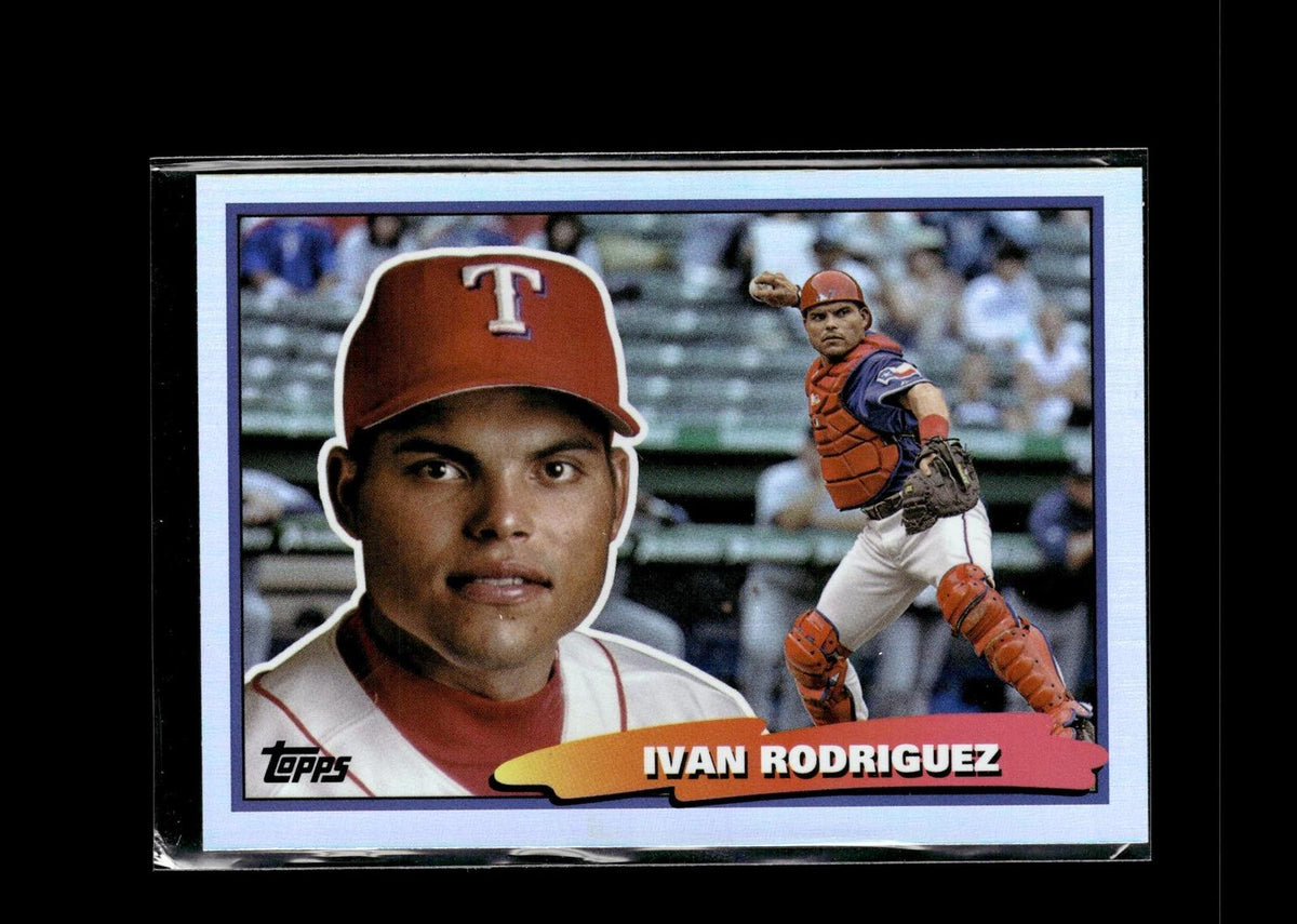 Ivan Rodriguez #88BF-42 1988 Topps Big Foil 2022 Topps Archives Texas Rangers