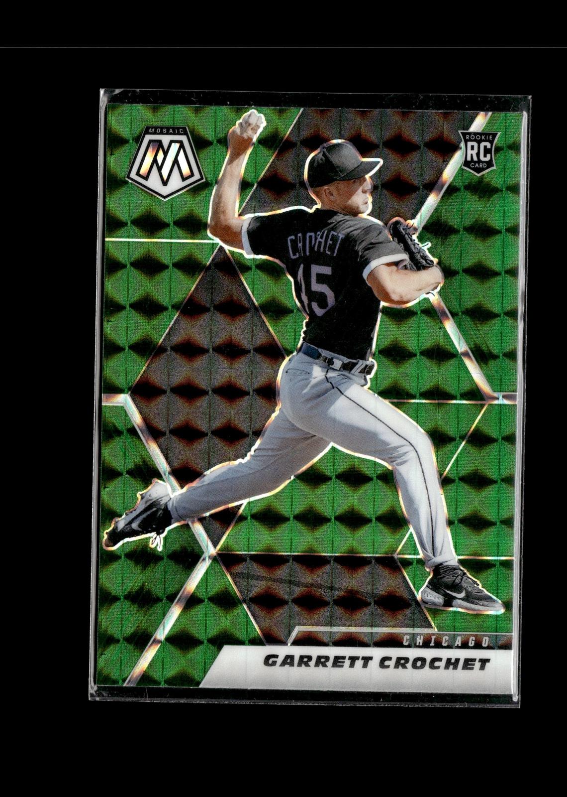 Garrett Crochet #257 Mosaic Green 2021 Panini Mosaic Chicago White Sox RC