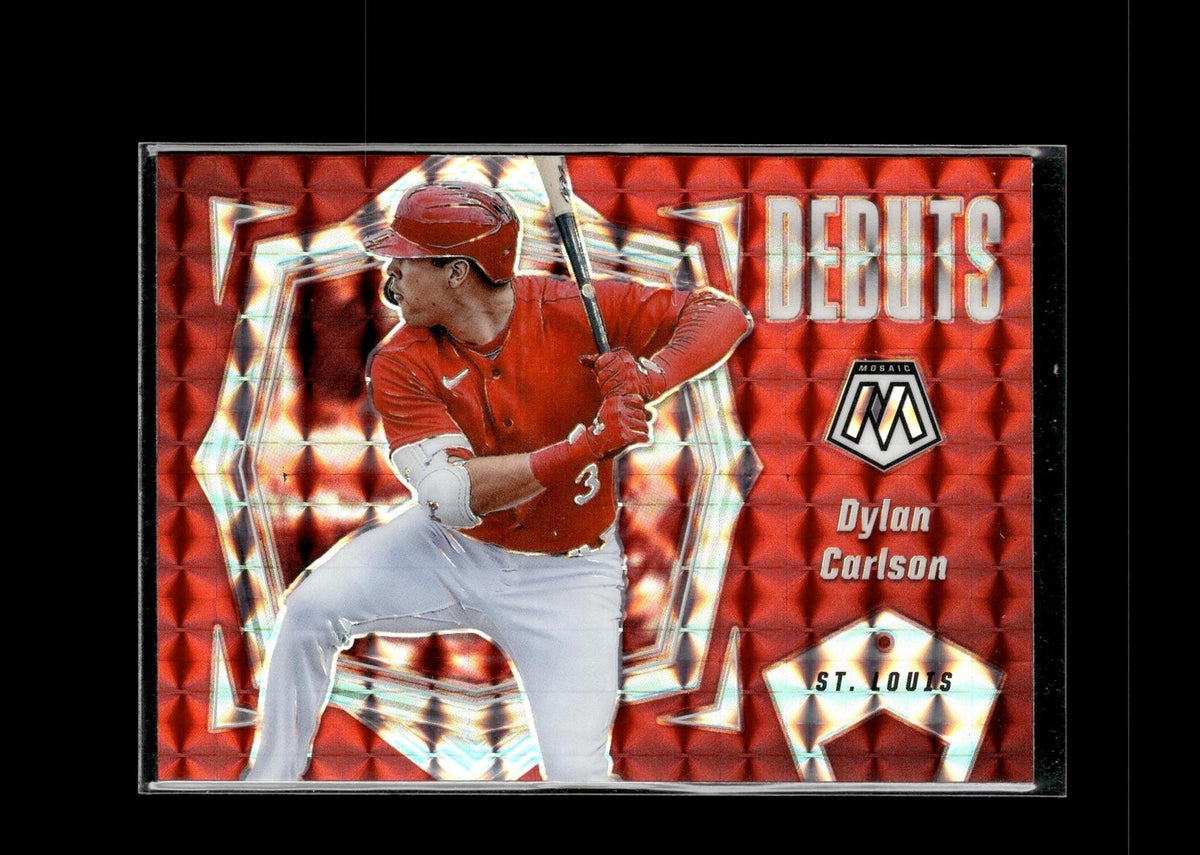 Dylan Carlson #PD4 Debuts Mosaic 2021 Panini Mosaic St. Louis Cardinals
