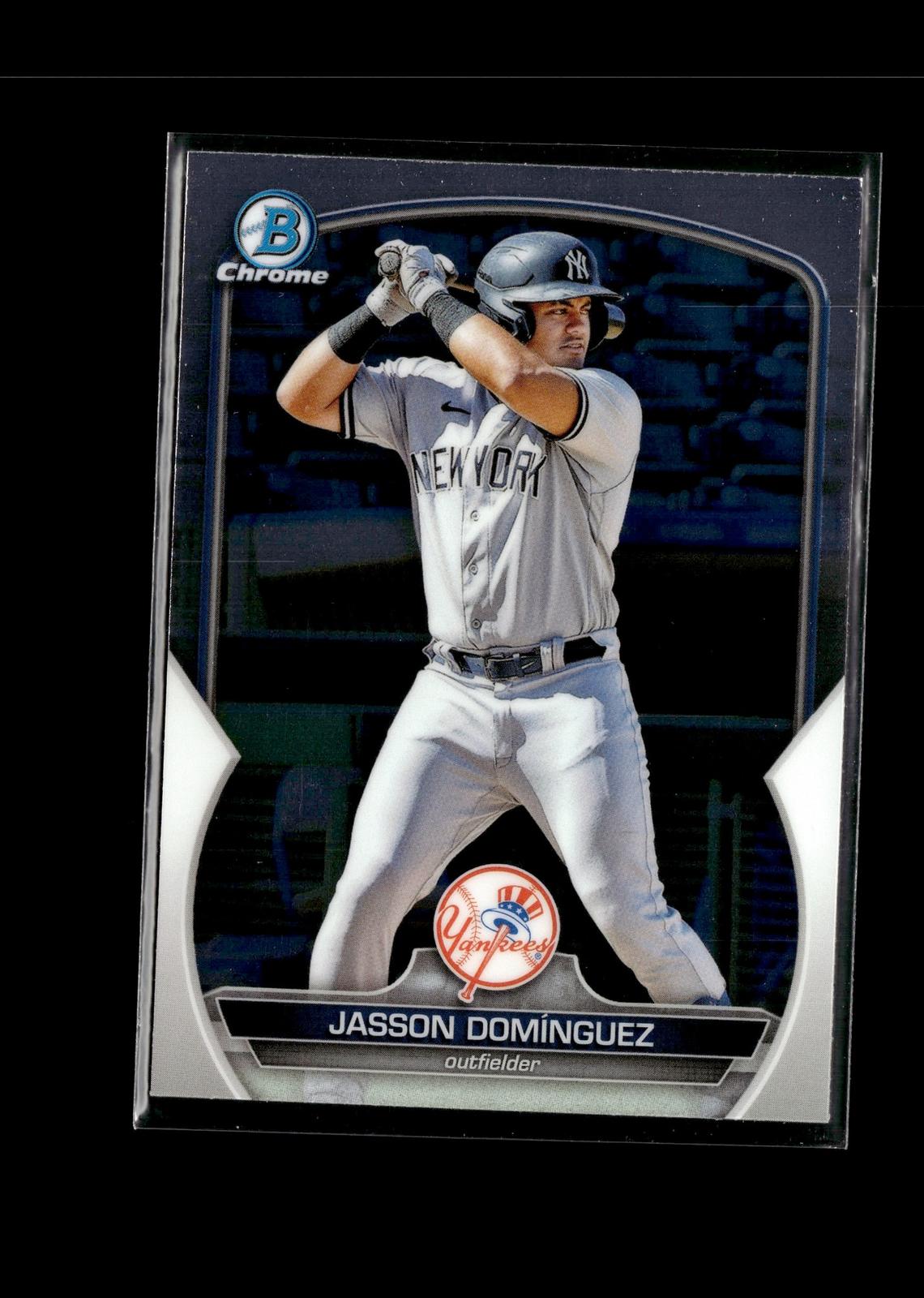 Jasson Domínguez #BCP-18 Chrome Prospects 2023 Bowman New York Yankees