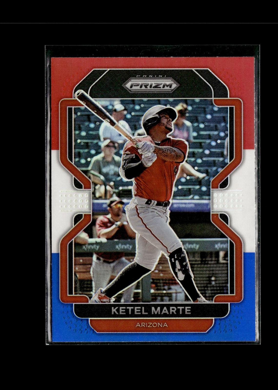 Ketel Marte #56 Red/White/Blue Prizm 2022 Panini Prizm Arizona Diamondbacks