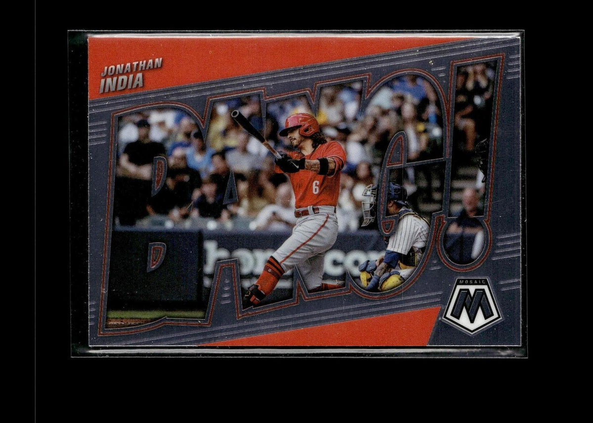 Jonathan India #BG-12 Bang! 2022 Panini Mosaic Cincinnati Reds