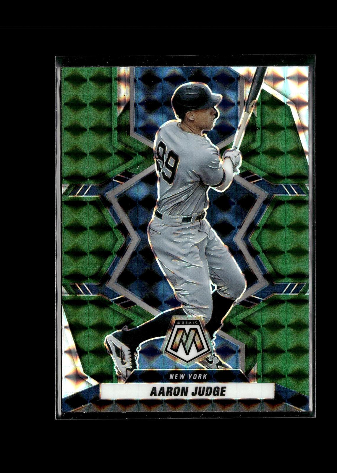Aaron Judge #172 Green Mosaic 2022 Panini Mosaic New York Yankees