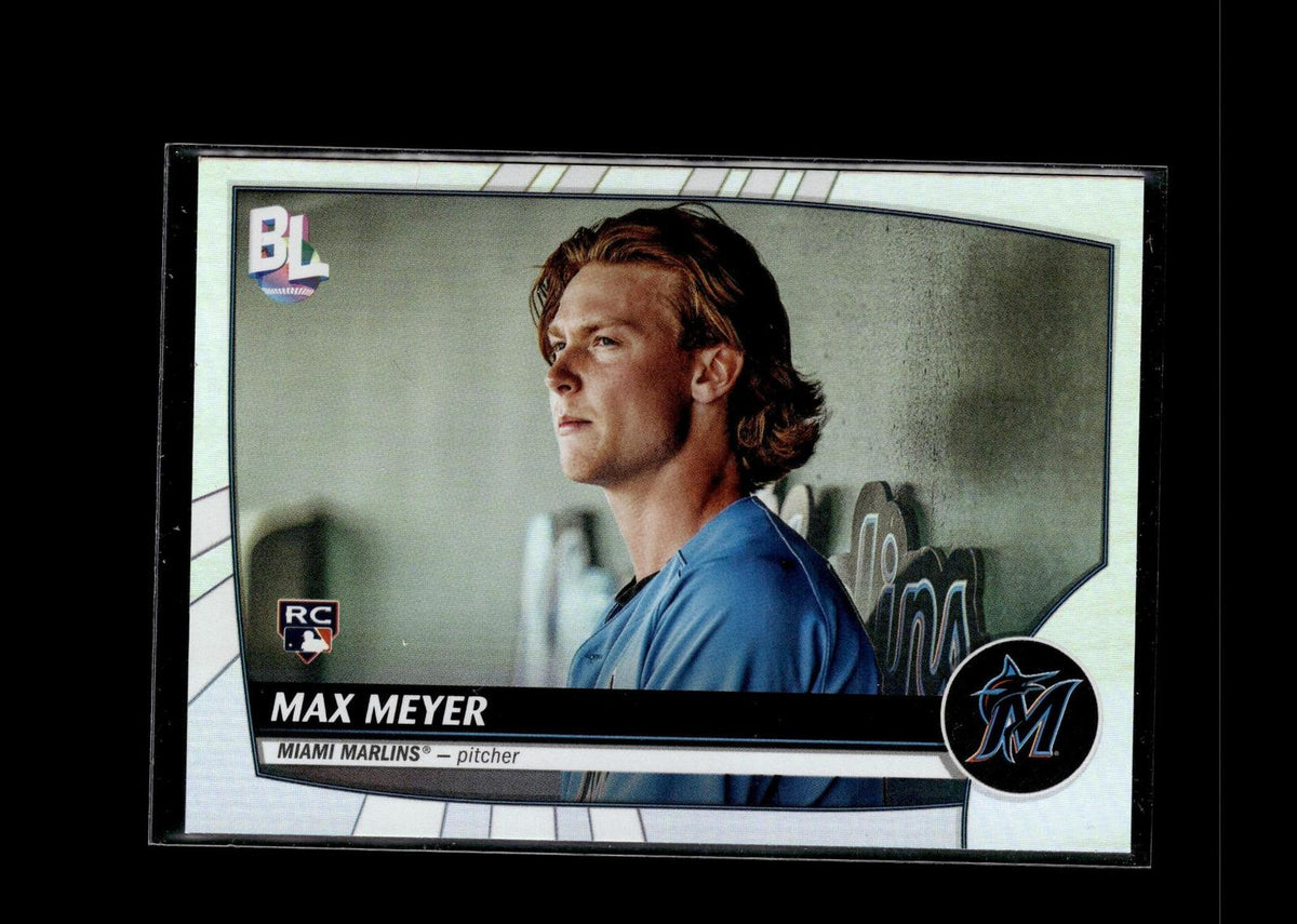 Max Meyer #206 2023 Topps Big League Miami Marlins RC