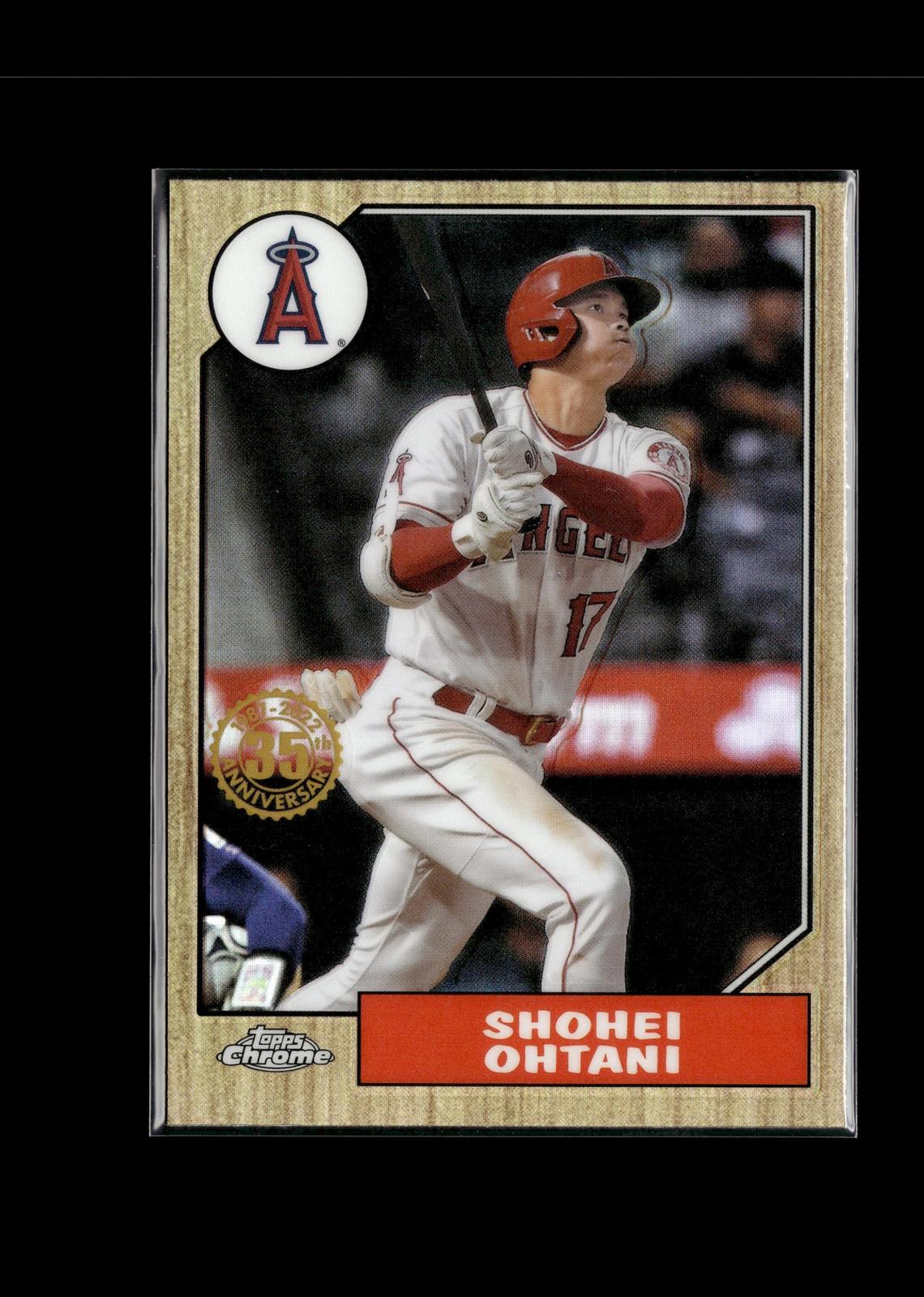Shohei Ohtani #87BC-2 1987 Topps 35th Anniversary 2022 Topps Chrome Angels