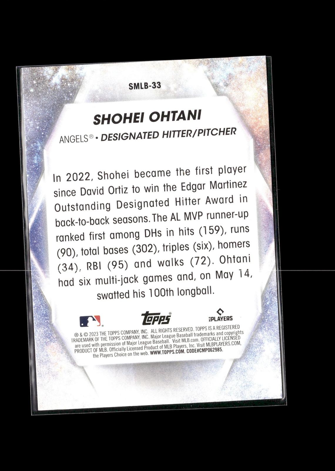 Shohei Ohtani #SMLB-33 Stars of MLB 2023 Topps Los Angeles Angels