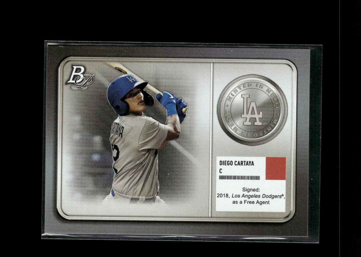 Diego Cartaya #MM-6 Minted in Merit 2022 Bowman Platinum Los Angeles Dodgers