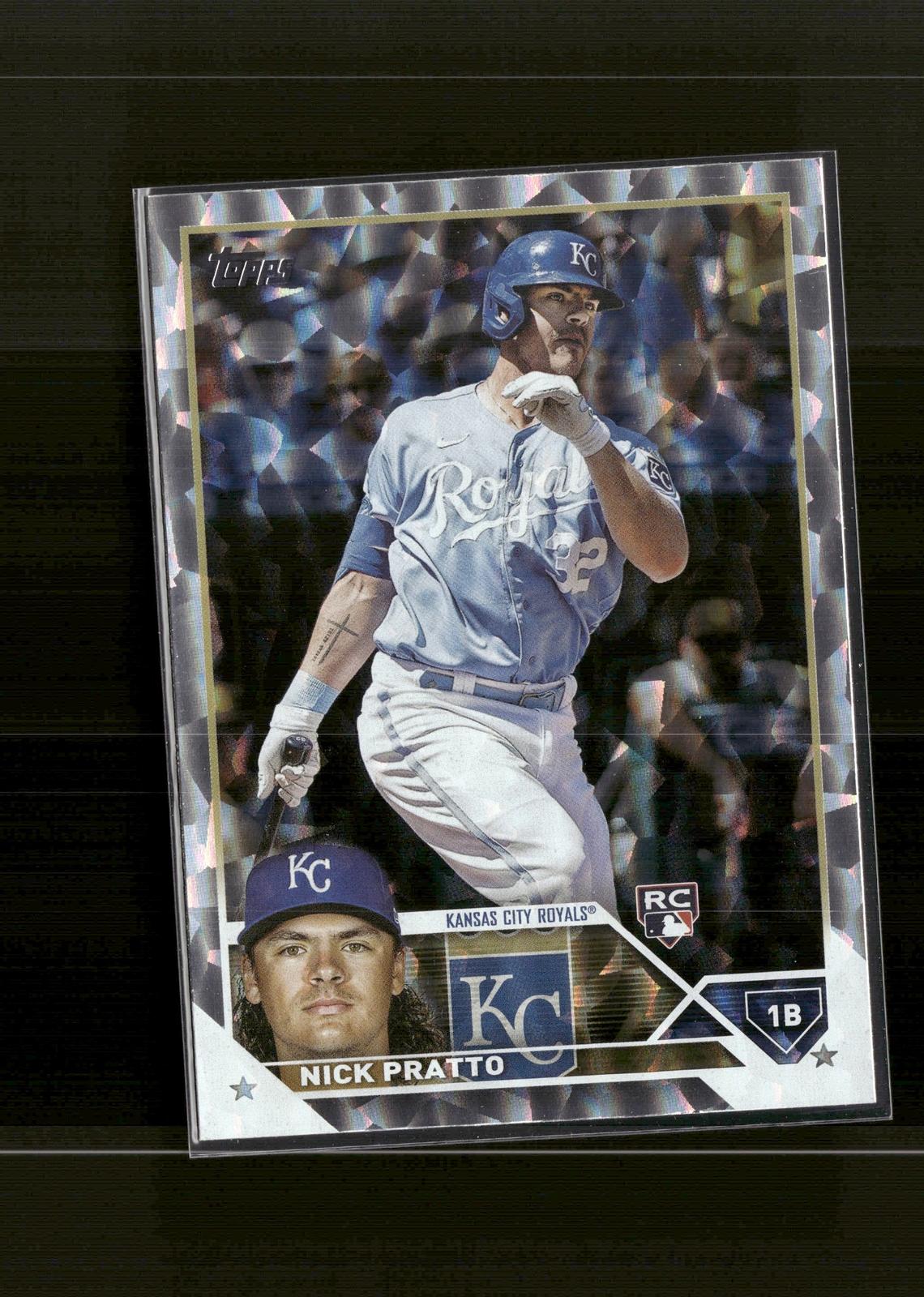 Nick Pratto #182 Silver Pattern Foilboard 2023 Topps Kansas City Royals