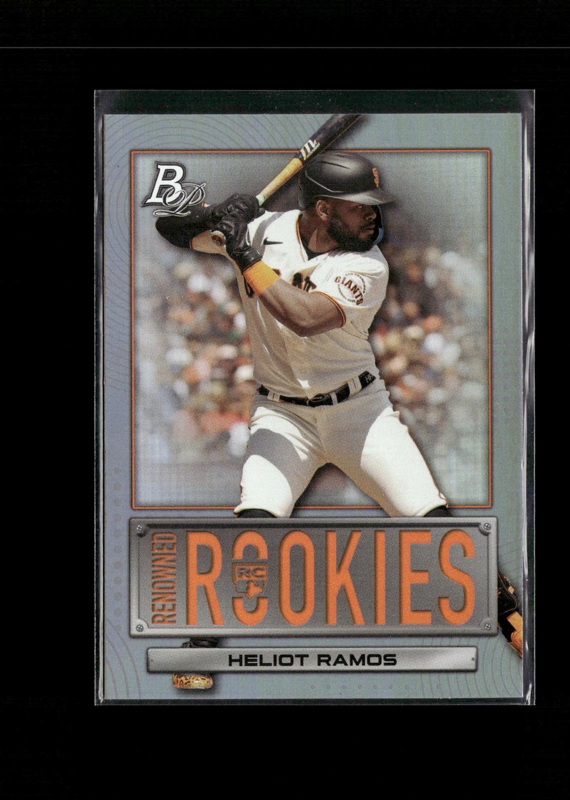 Heliot Ramos #RR-12 Renowned Rookies 2022 Bowman Platinum San Francisco Giants