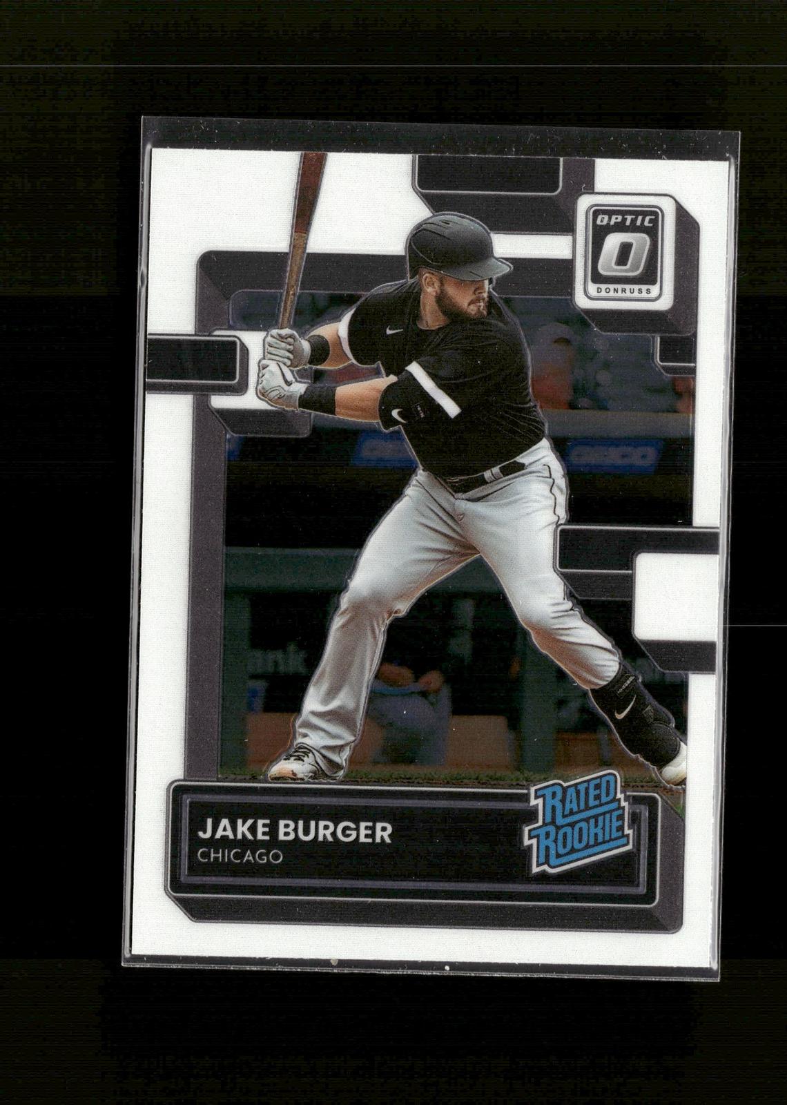 Jake Burger #37 2022 Donruss Optic Chicago White Sox RC