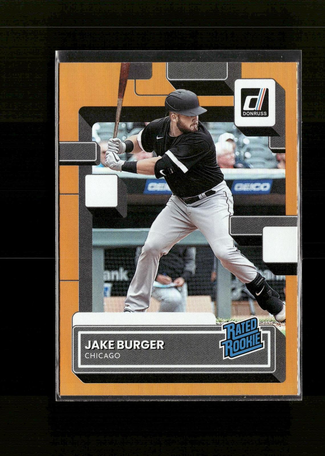 Jake Burger #37 Holo Orange 2022 Donruss Chicago White Sox RC