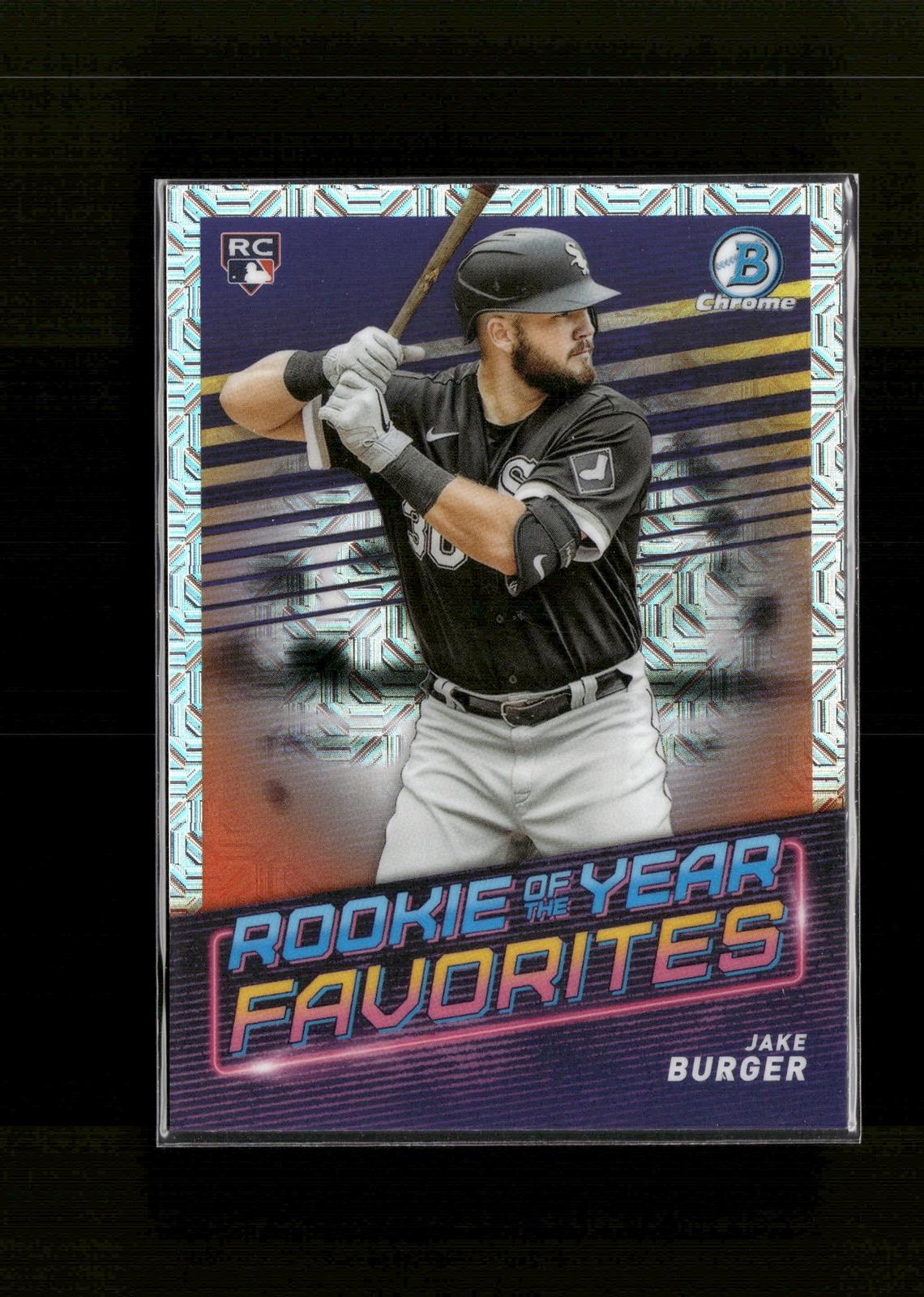 Jake Burger #ROYF-6 Rookie of the Year Mojo Refractor 2022 Bowman White Sox