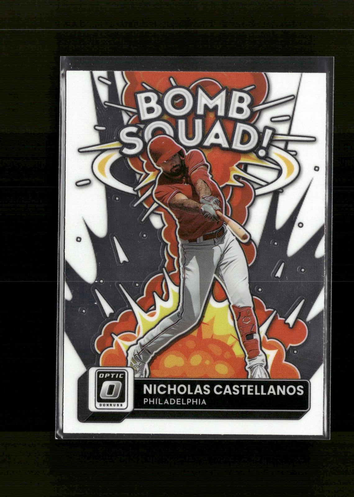 Nicholas Castellanos #BS-10 Bomb Squad 2022 Donruss Optic Philadelphia Phillies