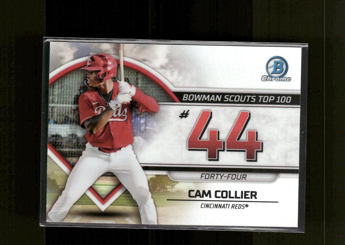 Cam Collier #BTP-44 Bowman Scouts Top 100 2023 Bowman Cincinnati Reds
