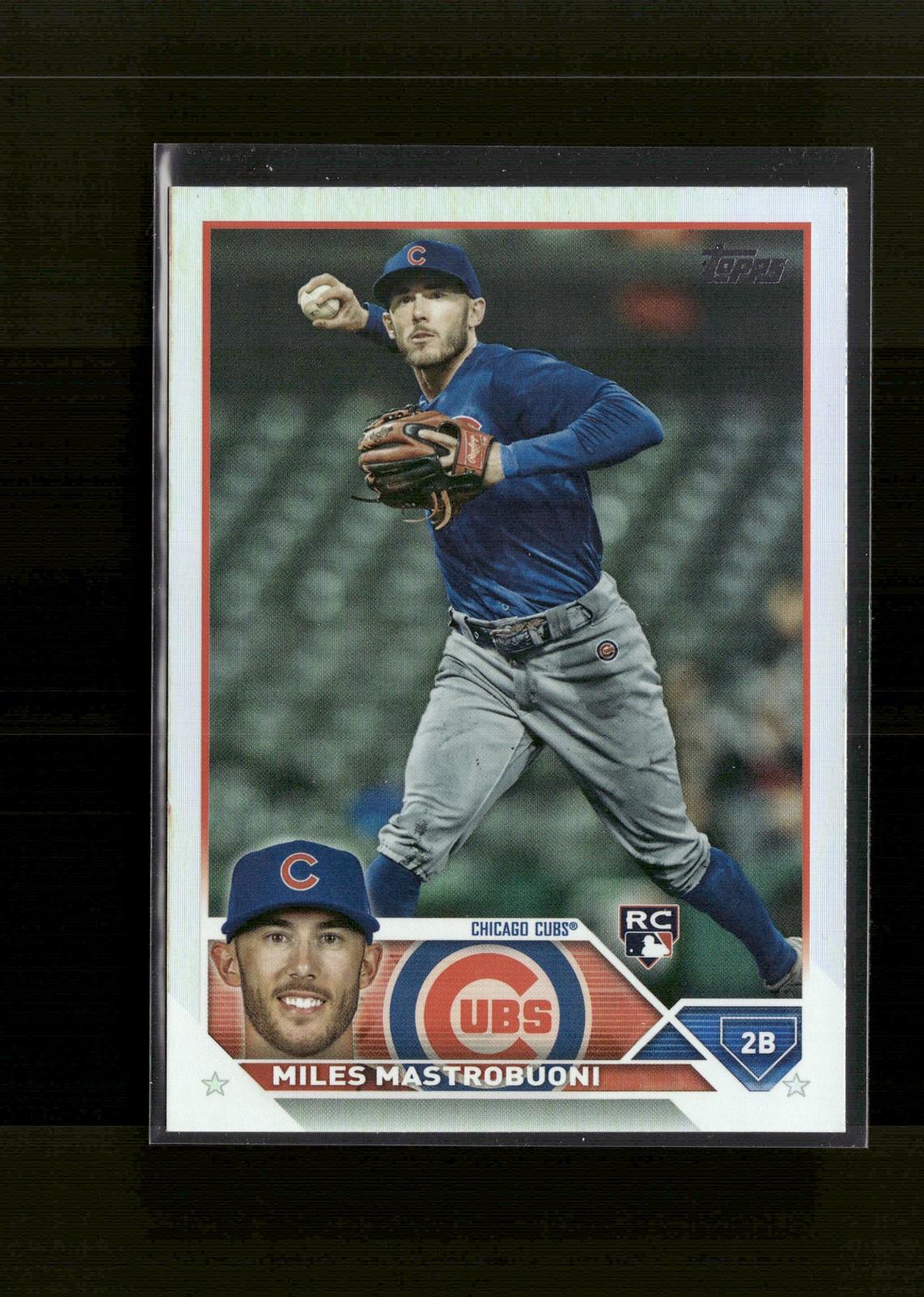 Miles Mastrobuoni #592 Rainbow Foil 2023 Topps Chicago Cubs RC