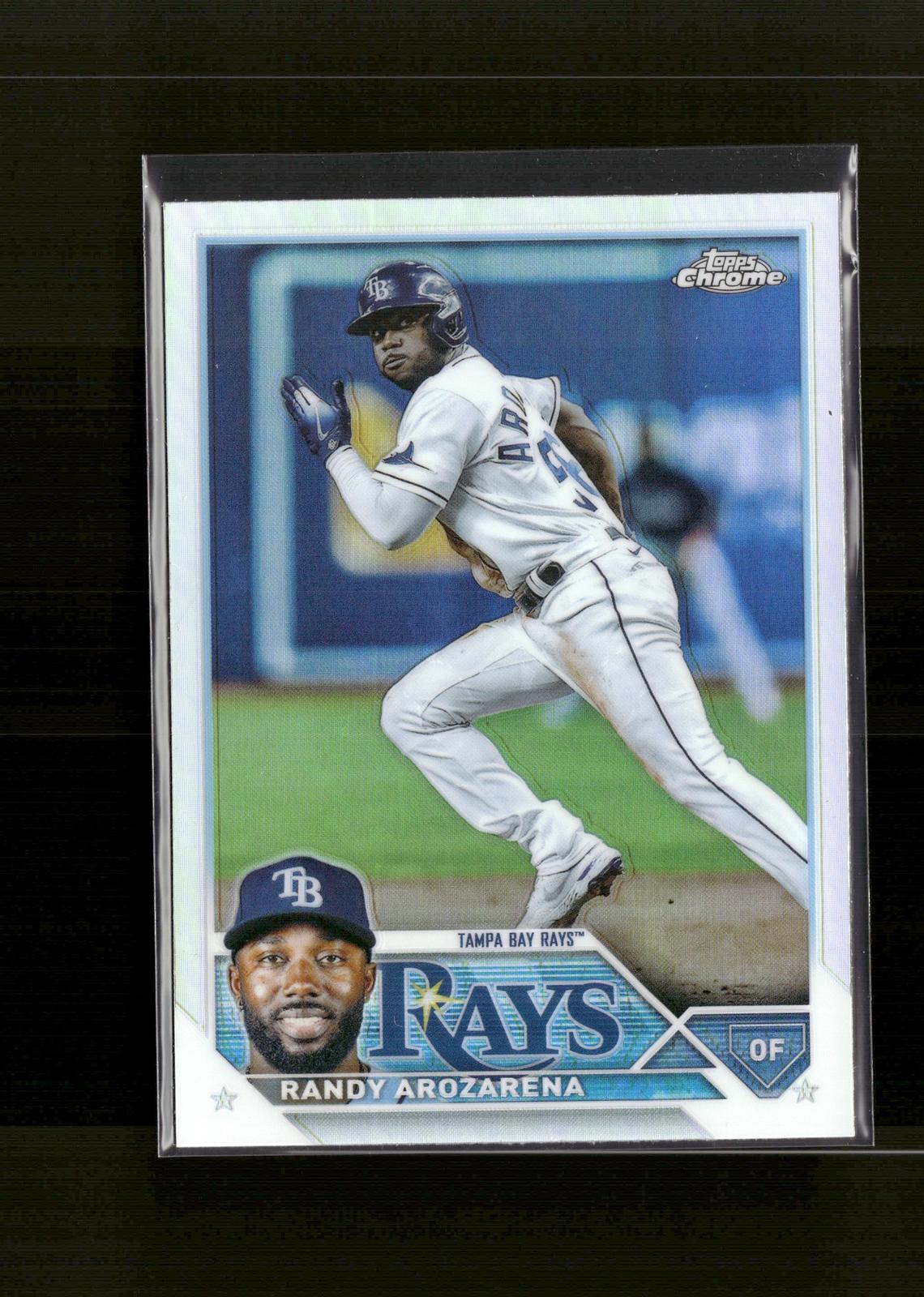 Randy Arozarena #59 Refractor 2023 Topps Chrome Tampa Bay Rays