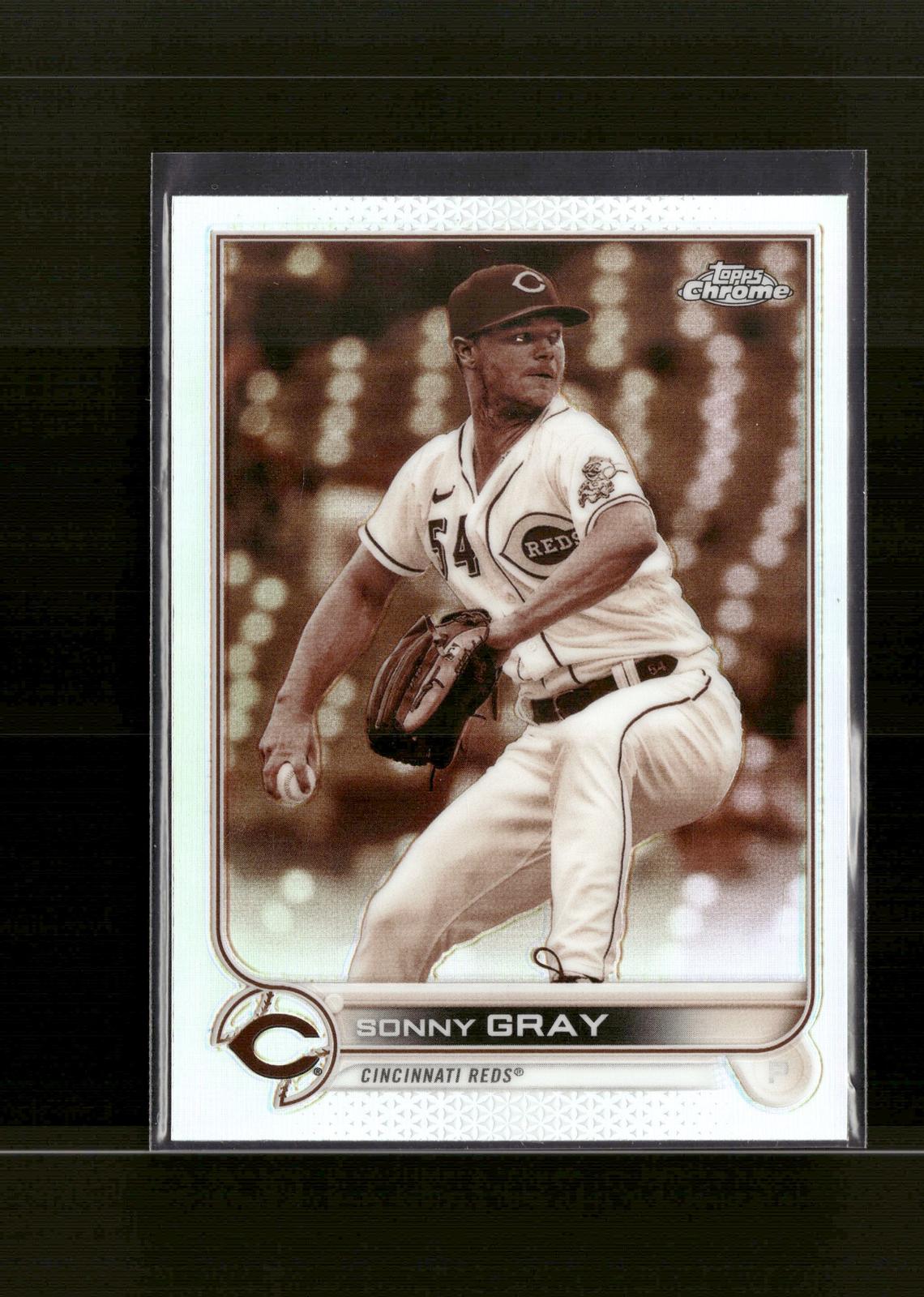 Sonny Gray #76 Sepia Refractor 2022 Topps Chrome Cincinnati Reds