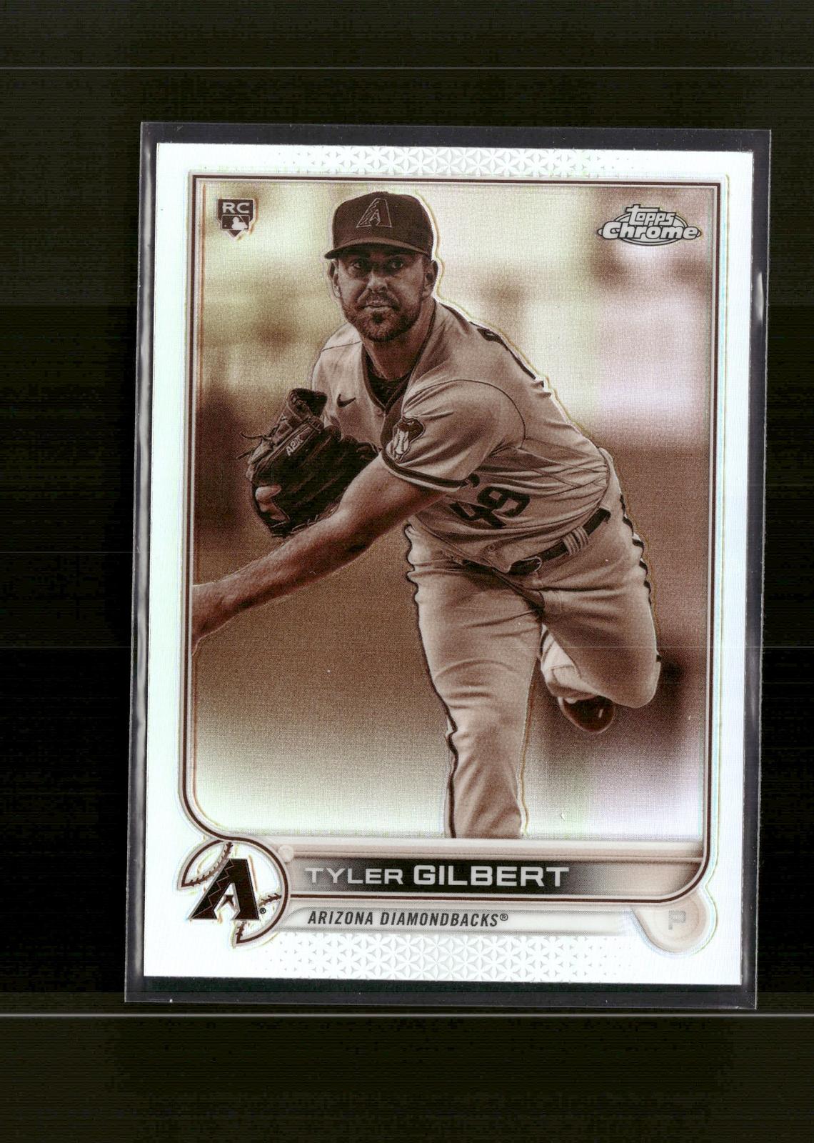 Tyler Gilbert #65 Sepia Refractor 2022 Topps Chrome Arizona Diamondbacks