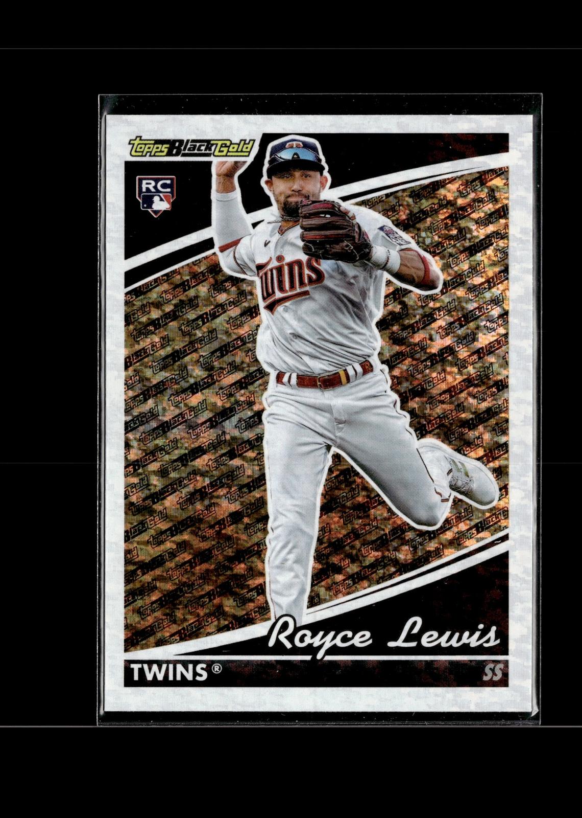 Royce Lewis #BG-6 Topps Black Gold 2022 Topps Update Minnesota Twins