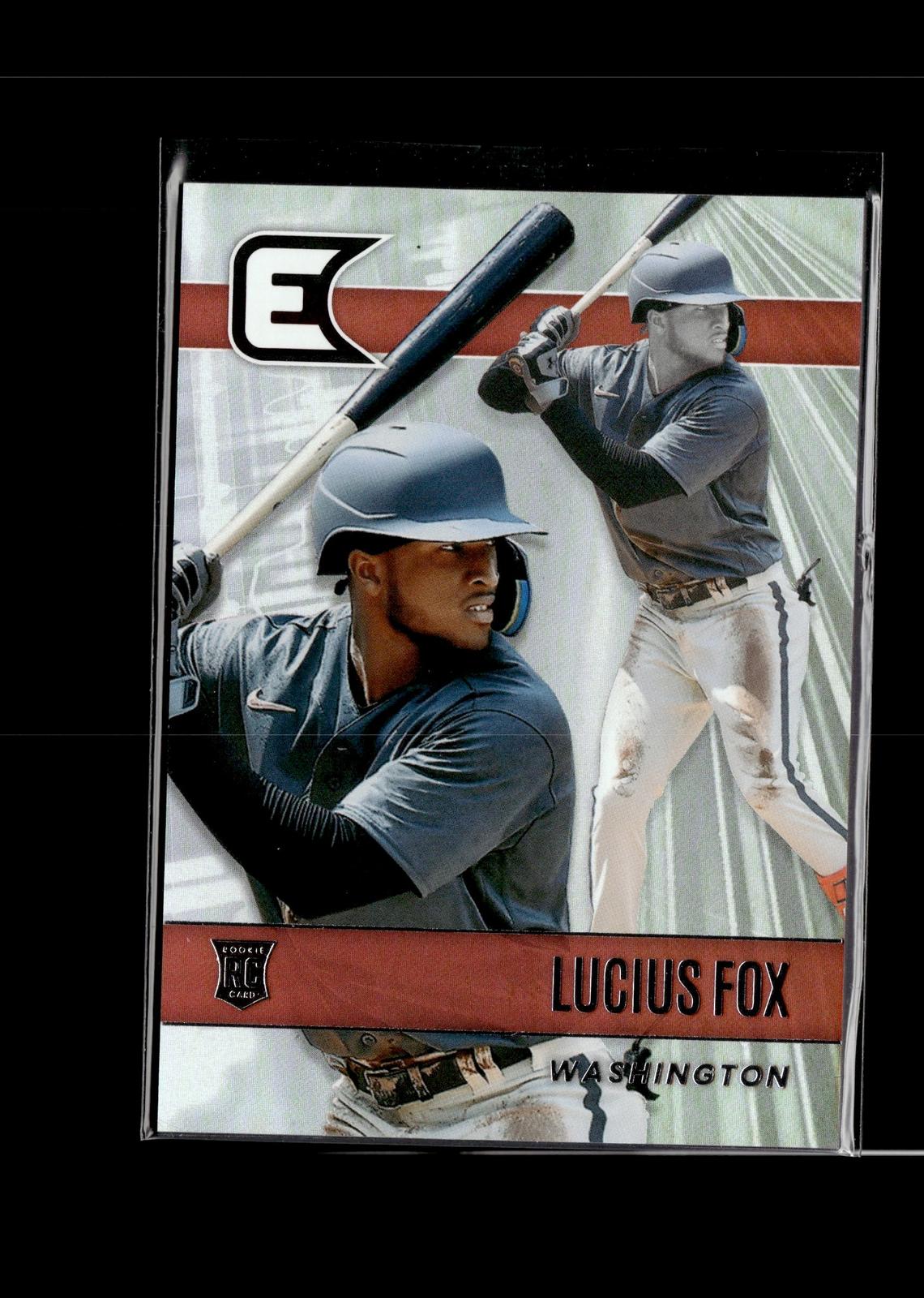 Lucius Fox #16 Essentials 2022 Panini Chronicles Washington Nationals