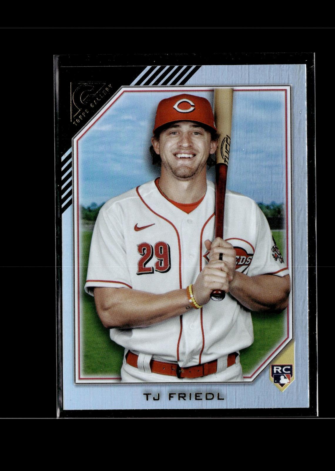 TJ Friedl #46 Rainbow Foil 2022 Topps Gallery Cincinnati Reds