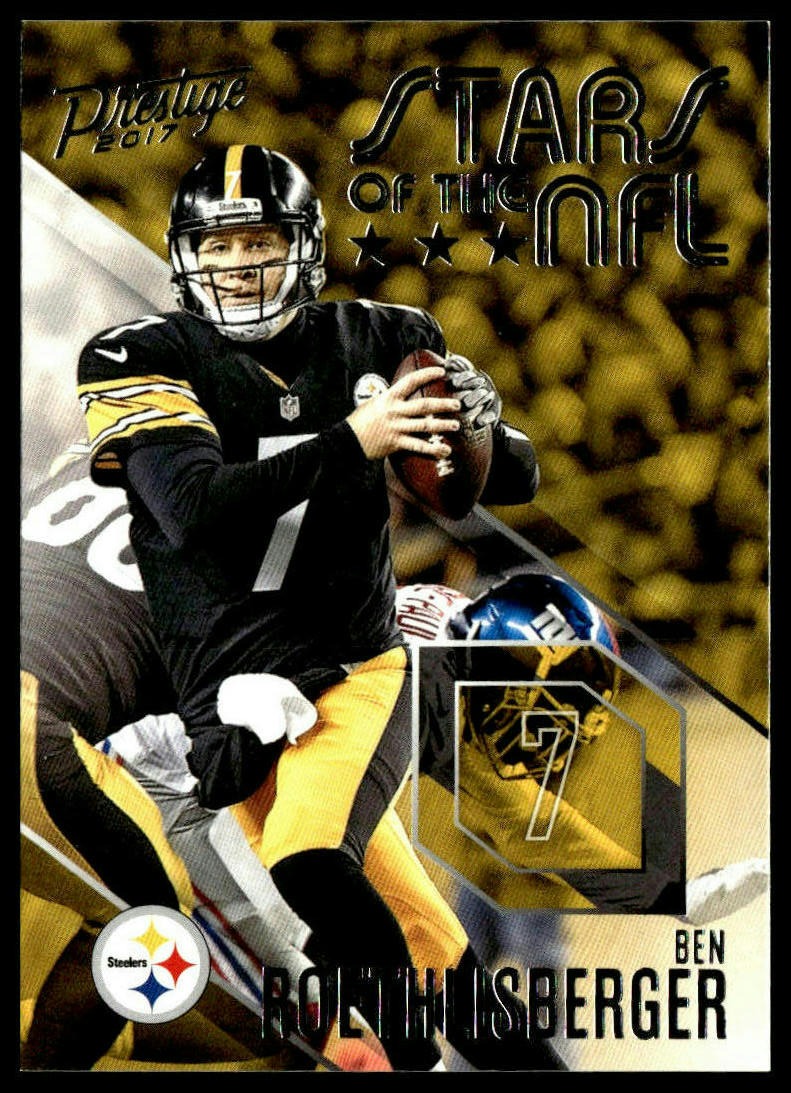 Ben Roethlisberger #14 Stars of the NFL 2017 Panini Prestige Pittsburgh Steelers