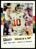 Eli Manning #6 Instant Classics 2018 Panini Classics New York Giants