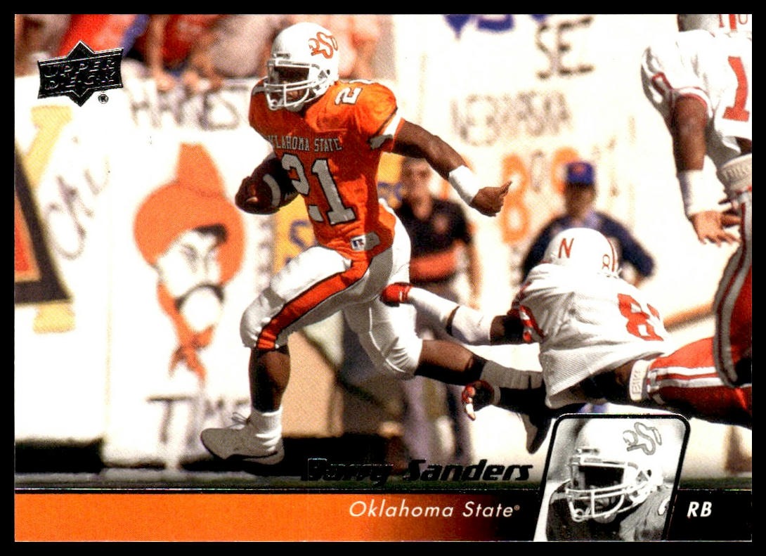 Barry Sanders #48 2011 Upper Deck Oklahoma State Cowboys