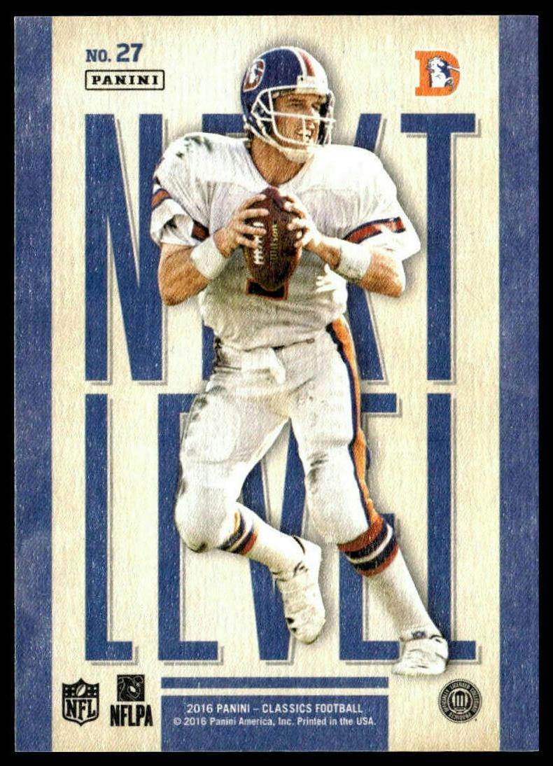John Elway #27 The Next Level Bronze 2016 Panini Classics