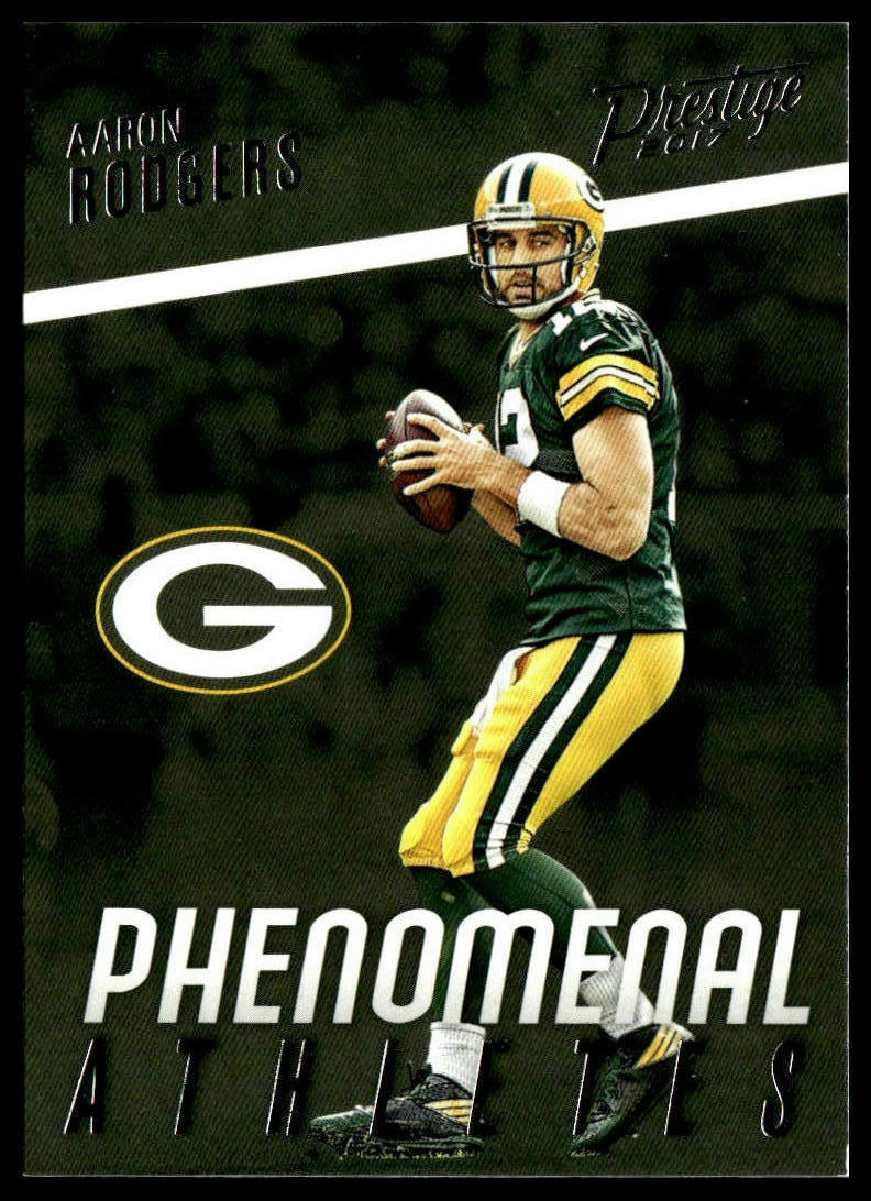 Aaron Rodgers #12 Phenomenal Athletes 2017 Panini Prestige Green Bay Packers