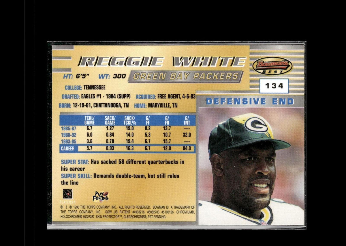 Reggie White #134 1996 Bowman's Best Green Bay Packers