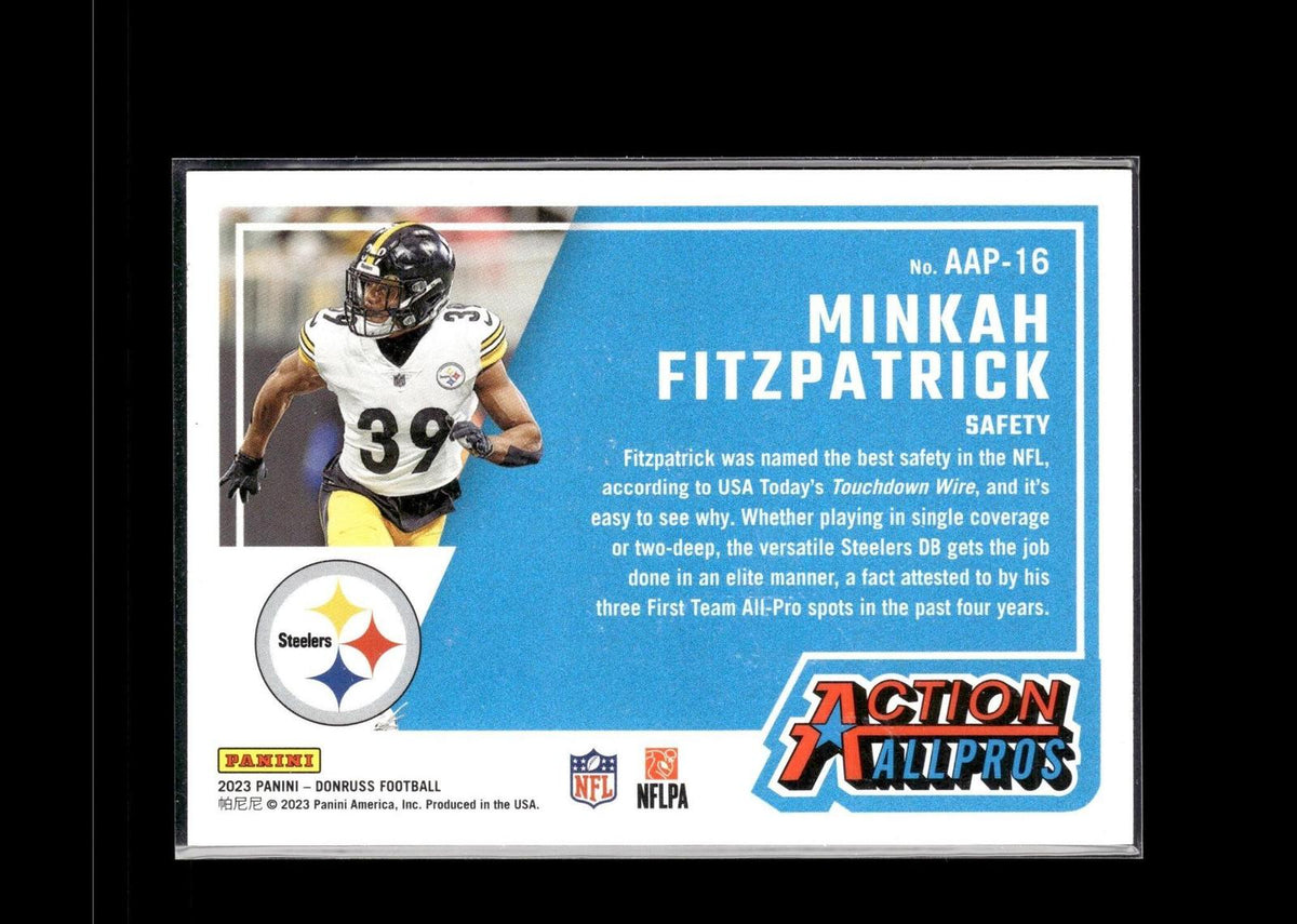 Minkah Fitzpatrick #AAP-16 Action All-Pros 2023 Donruss Pittsburgh Steelers