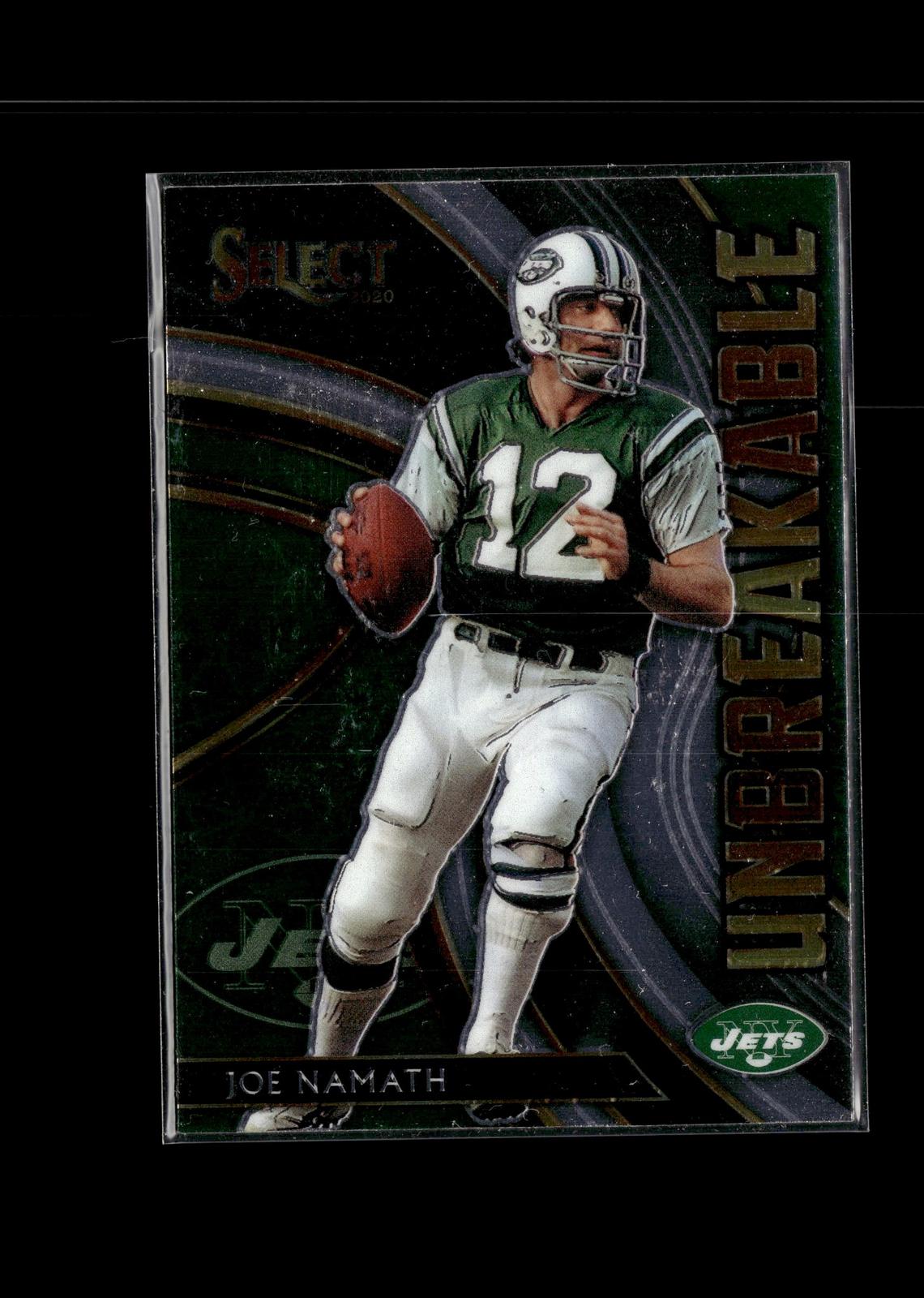 Joe Namath #U2 Unbreakable 2020 Panini Select New York Jets