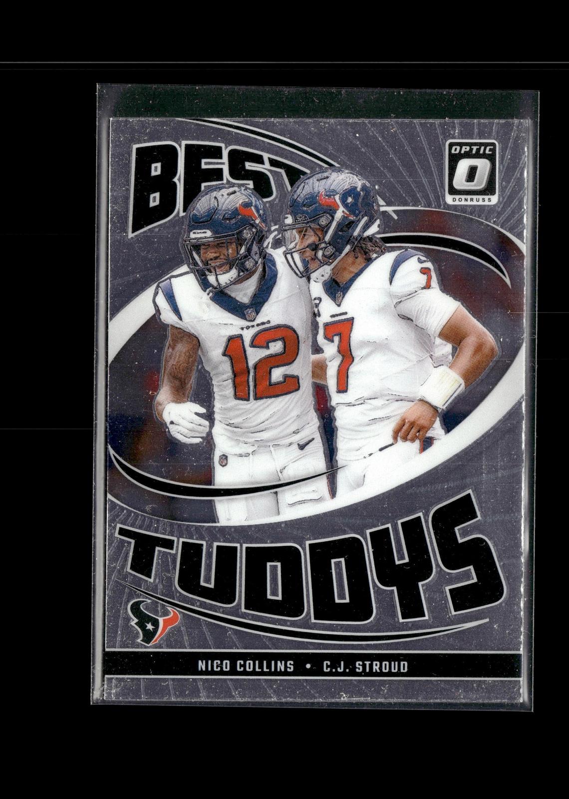 C.J. Stroud / Nico Collins #4 Best Tuddys 2024 Donruss Optic Houston Texans