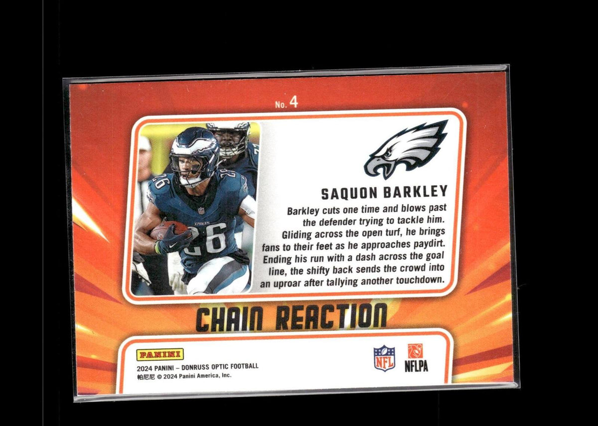 Jordan Love #1 Chain Reaction 2024 Donruss Optic Green Bay Packers